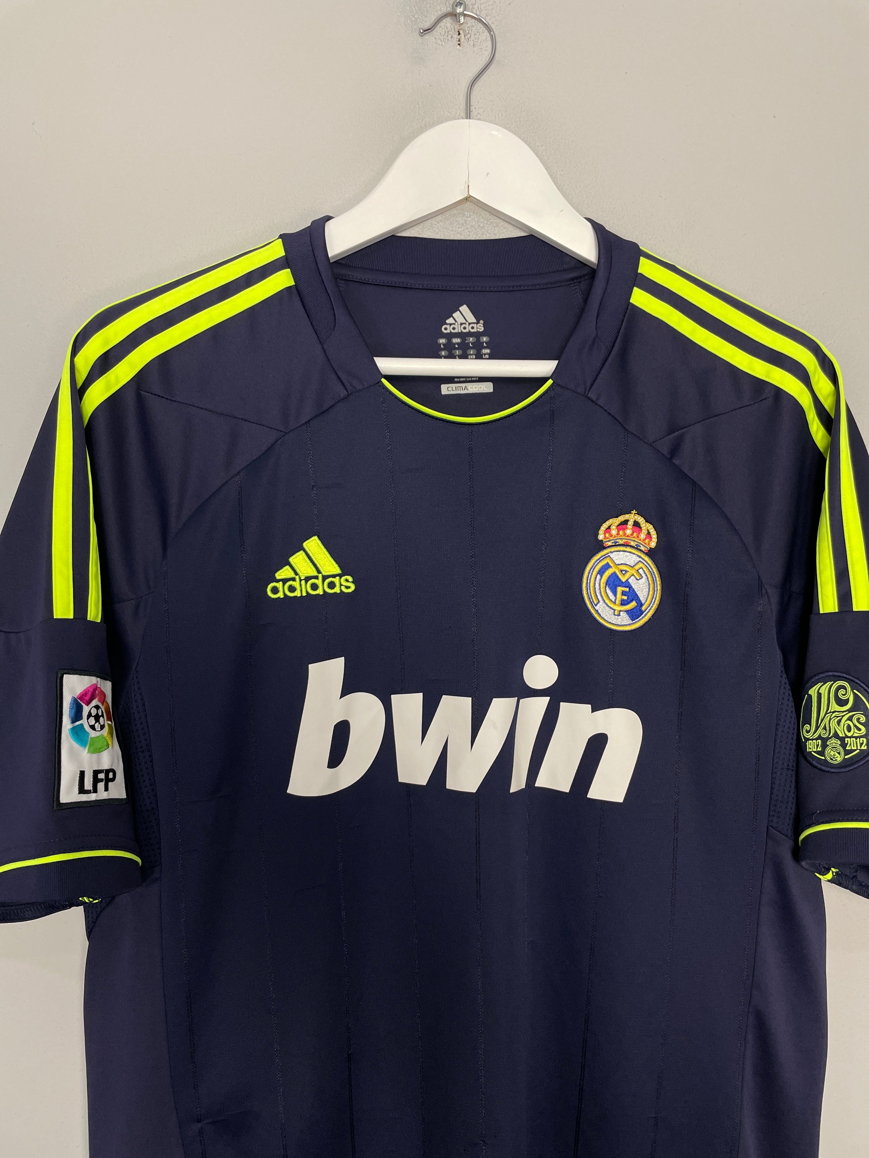 Shop 2012/13 REAL MADRID RONALDO #7 AWAY SHIRT (L) ADIDAS, classic football shirts, vintage football shirts & retro soccer jerseys at Cult Kits
