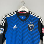 Shop 2014/15 SAN JOSE EARTHQUAKES L/S HOME SHIRT (S) ADIDAS, classic football shirts, vintage football shirts & retro soccer jerseys at Cult Kits