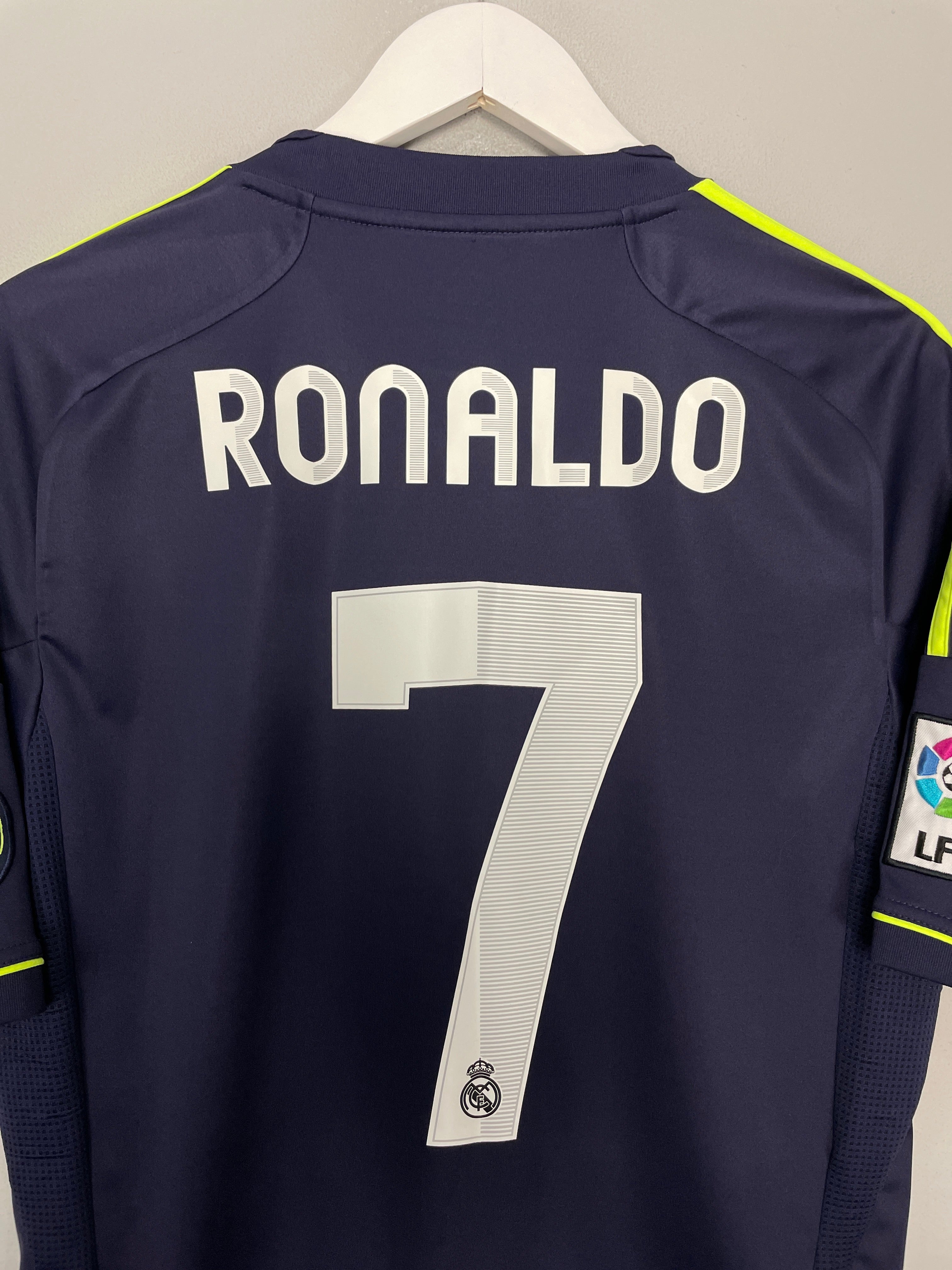 Shop 2012/13 REAL MADRID RONALDO #7 AWAY SHIRT (L) ADIDAS, classic football shirts, vintage football shirts & retro soccer jerseys at Cult Kits