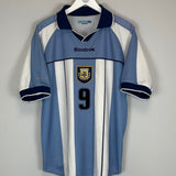 2001/02 ARGENTINA BATISTUTA #9 HOME SHIRT (L) REEBOK