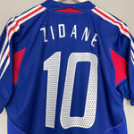 Shop 2004/06 FRANCE ZIDANE #10 HOME SHIRT (M) ADIDAS, classic football shirts, vintage football shirts & retro soccer jerseys at Cult Kits