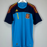 2010/11 SPAIN I.CASILLAS #1 GK SHIRT (L) ADIDAS