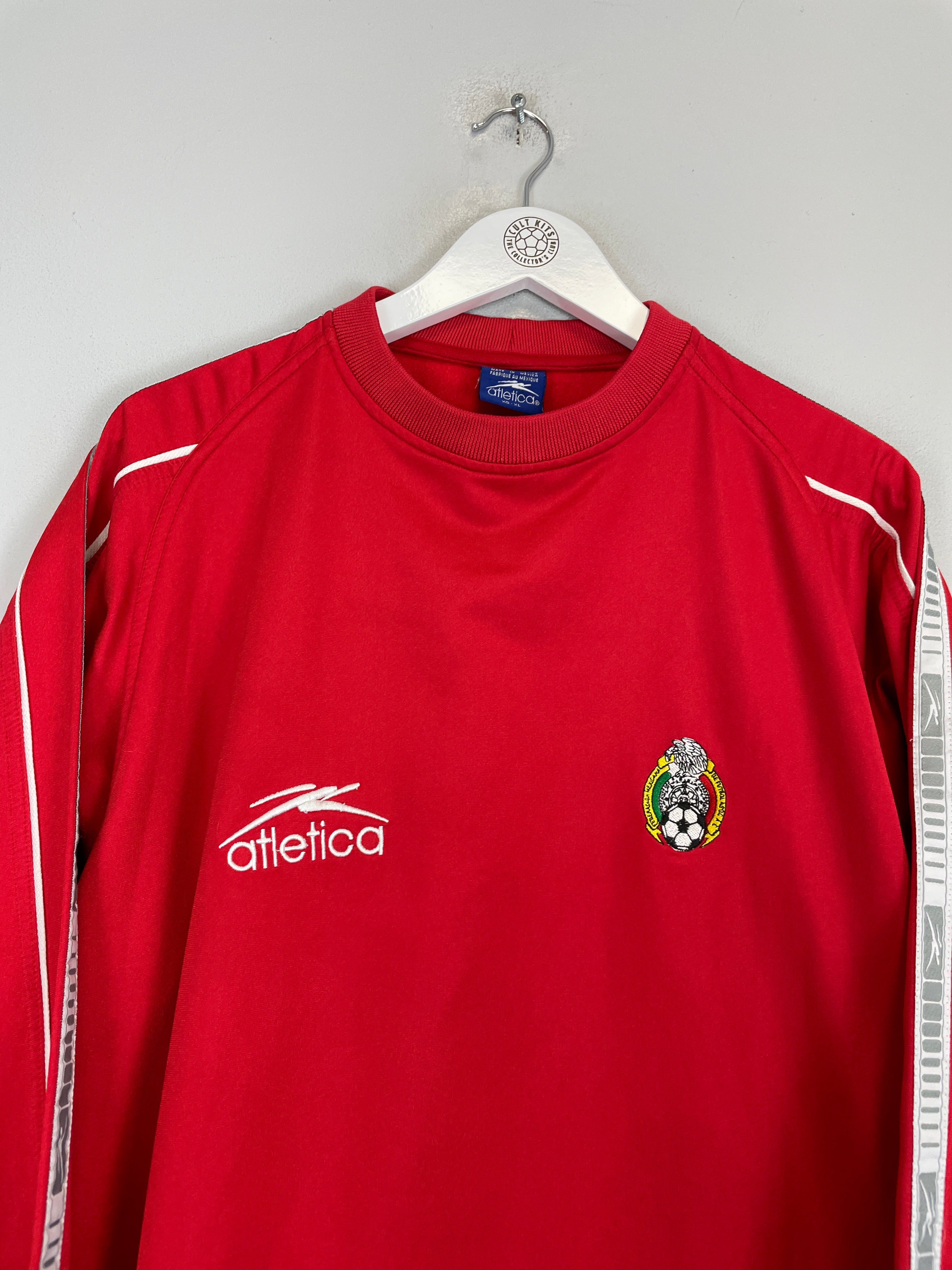 Shop 2001/02 MEXICO JUMPER (XL) ATLETICA, classic football shirts, vintage football shirts & retro soccer jerseys at Cult Kits