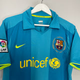 Shop 2007/08 BARCELONA RONALDINHO #10 AWAY SHIRT (M) NIKE, classic football shirts, vintage football shirts & retro soccer jerseys at Cult Kits