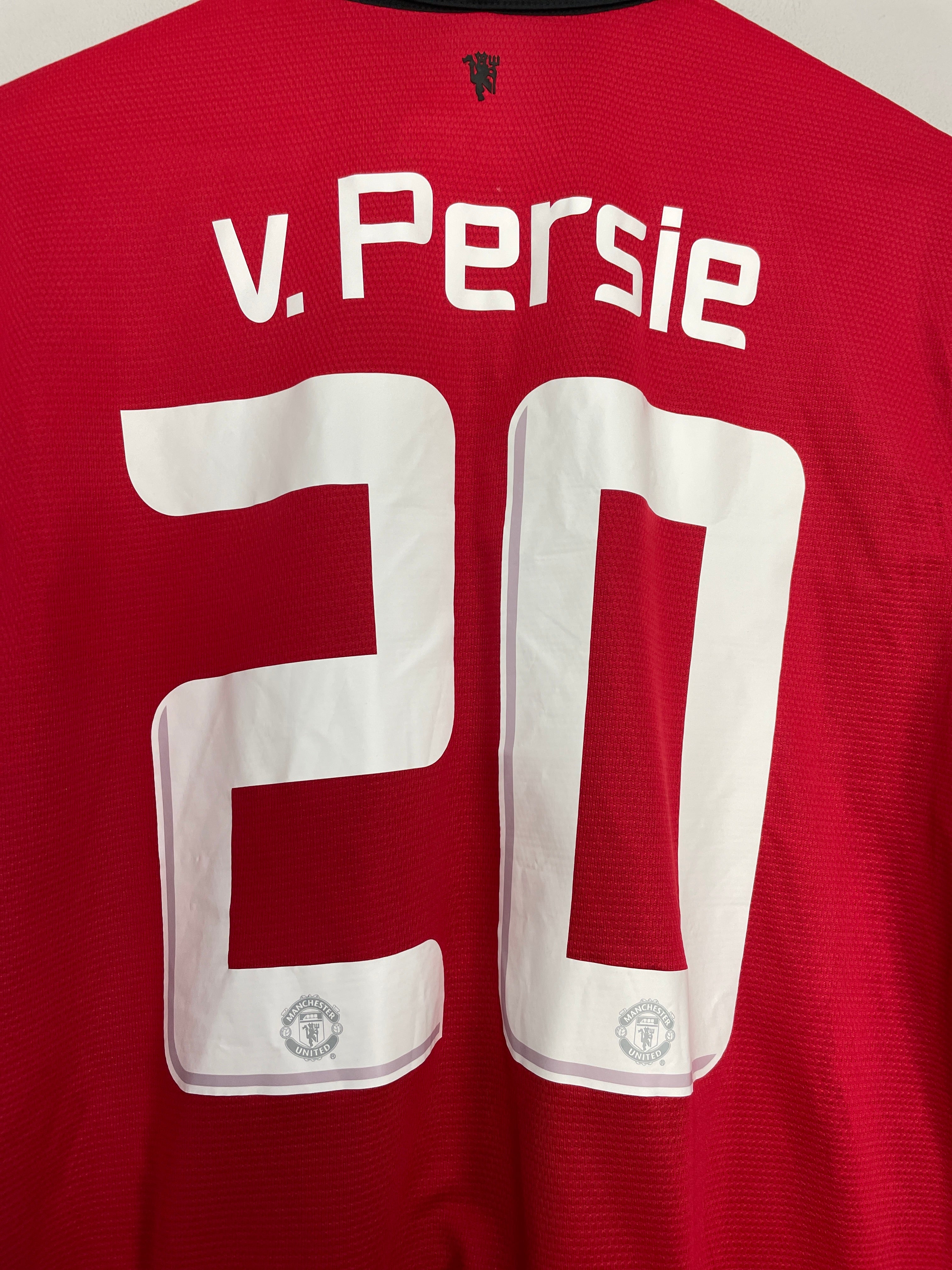 Shop 2013/14 MANCHESTER UNITED V.PERSIE #20 HOME SHIRT (L) NIKE, classic football shirts, vintage football shirts & retro soccer jerseys at Cult Kits