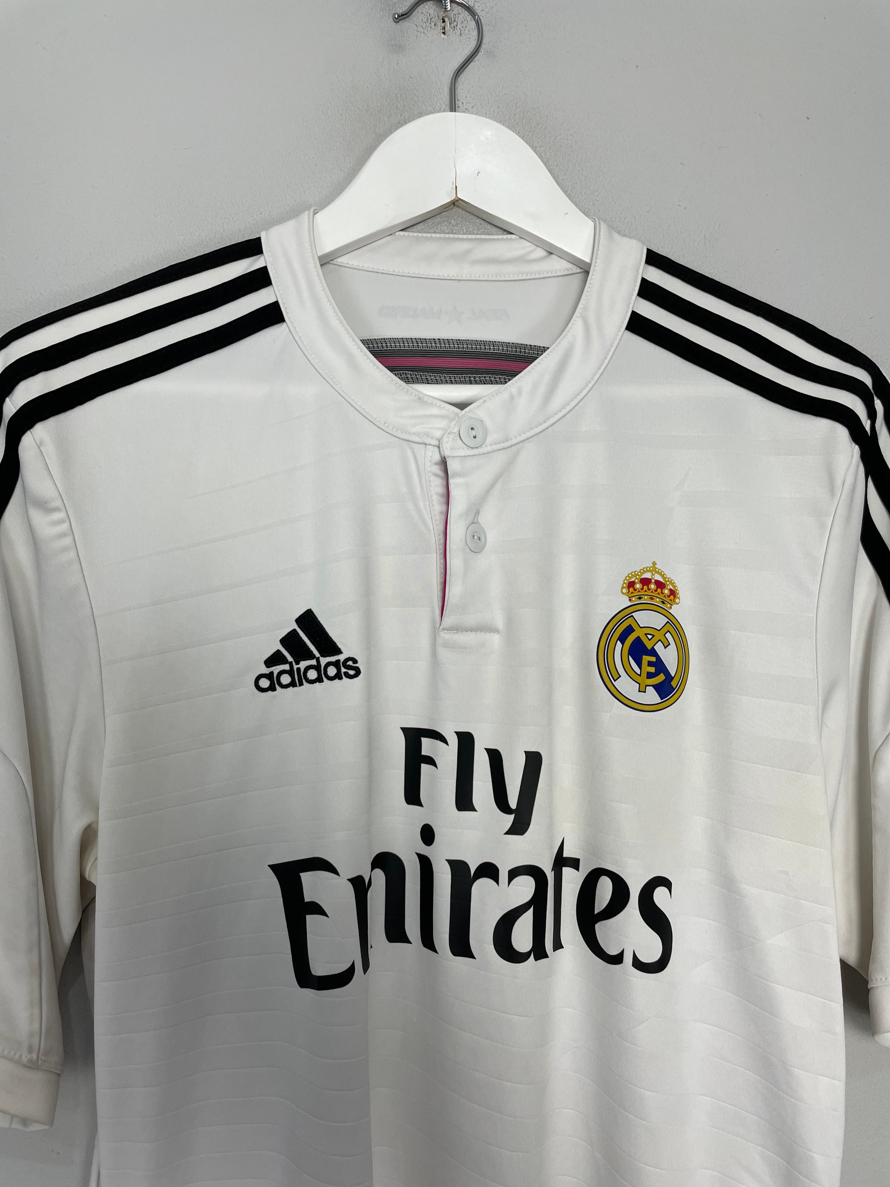 Shop 2014/15 REAL MADRID BALE #11 HOME SHIRT (L) ADIDAS, classic football shirts, vintage football shirts & retro soccer jerseys at Cult Kits