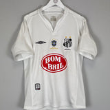 Shop 2003 SANTOS ROBINHO #7 HOME SHIRT (M) UMBRO, classic football shirts, vintage football shirts & retro soccer jerseys at Cult Kits