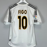 2003/04 REAL MADRID FIGO #10 HOME SHIRT (S) ADIDAS