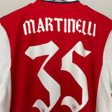 Shop 2021/22 ARSENAL MARTINELLI #35 HOME SHIRT (L) ADIDAS, classic football shirts, vintage football shirts & retro soccer jerseys at Cult Kits