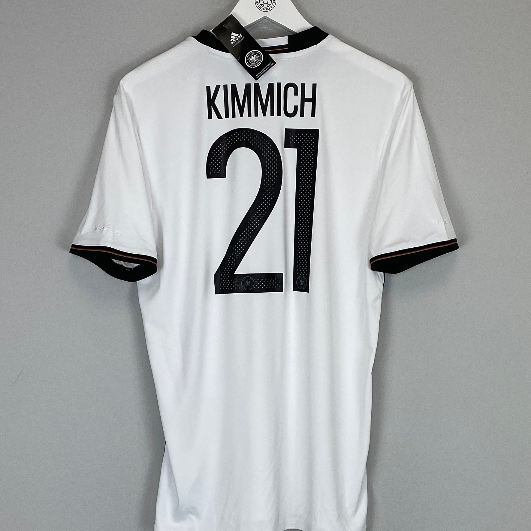 Shop 2015/16 GERMANY KIMMICH #21 *BNWT* HOME SHIRT (M) ADIDAS, classic football shirts, vintage football shirts & retro soccer jerseys at Cult Kits