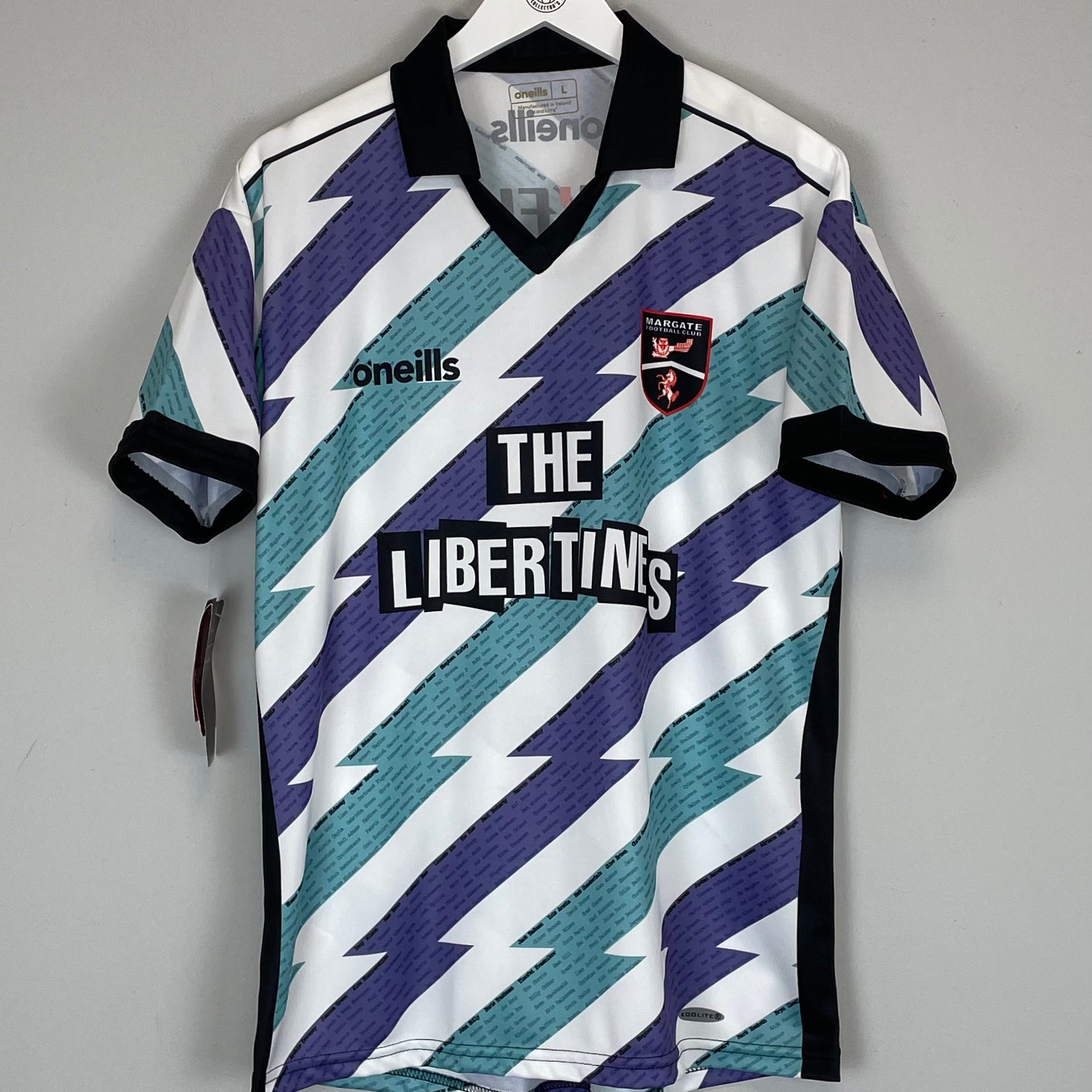 Shop 2019/20 MARGATE *BNWT* THIRD SHIRT (L) O'NEILLS, classic football shirts, vintage football shirts & retro soccer jerseys at Cult Kits