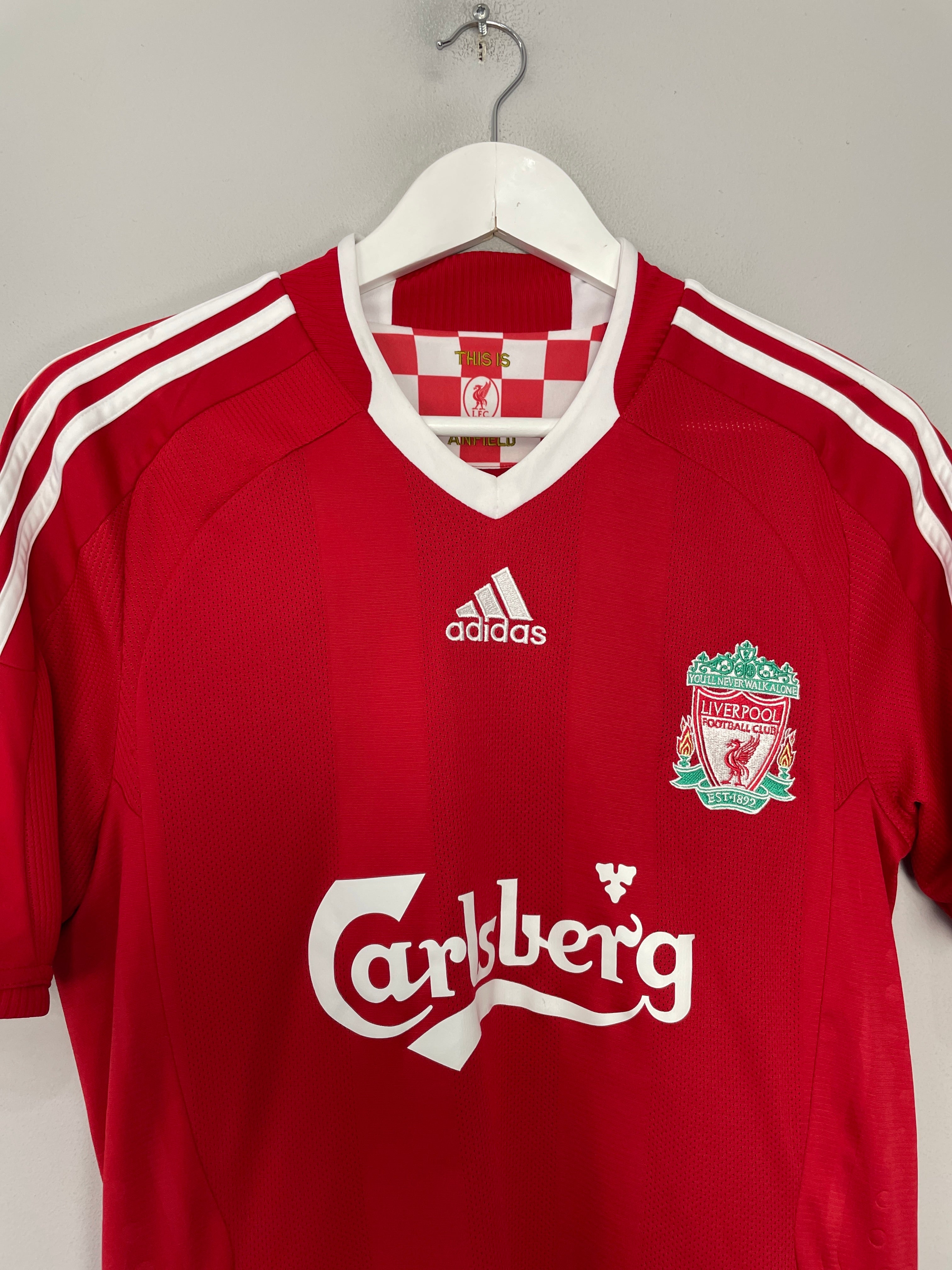 Shop 2008/10 LIVERPOOL TORRES #9 HOME SHIRT (S) ADIDAS, classic football shirts, vintage football shirts & retro soccer jerseys at Cult Kits