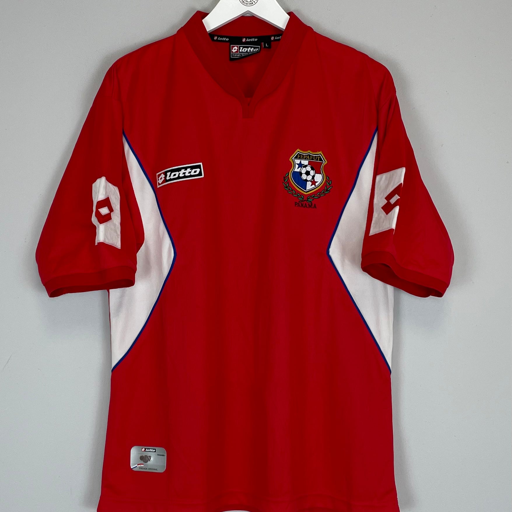 Shop 2003/05 PANAMA HOME SHIRT (L) LOTTO, classic football shirts, vintage football shirts & retro soccer jerseys at Cult Kits