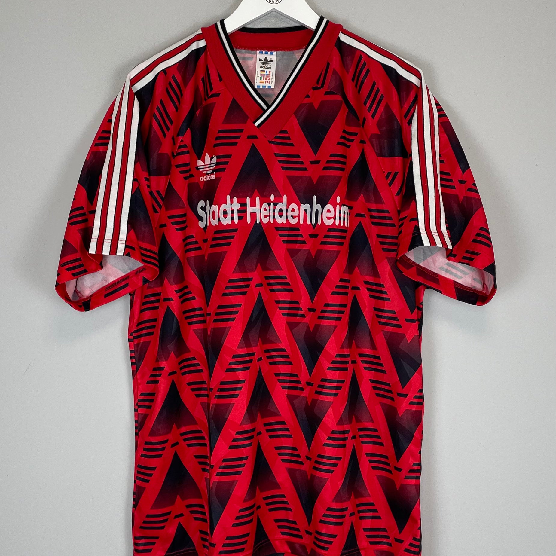 Shop 1991/93 HEIDENHEIM #15 SHIRT (XL) ADIDAS, classic football shirts, vintage football shirts & retro soccer jerseys at Cult Kits