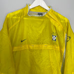 Shop 2002/03 BRAZIL WINDBREAKER JACKET (XL) NIKE, classic football shirts, vintage football shirts & retro soccer jerseys at Cult Kits
