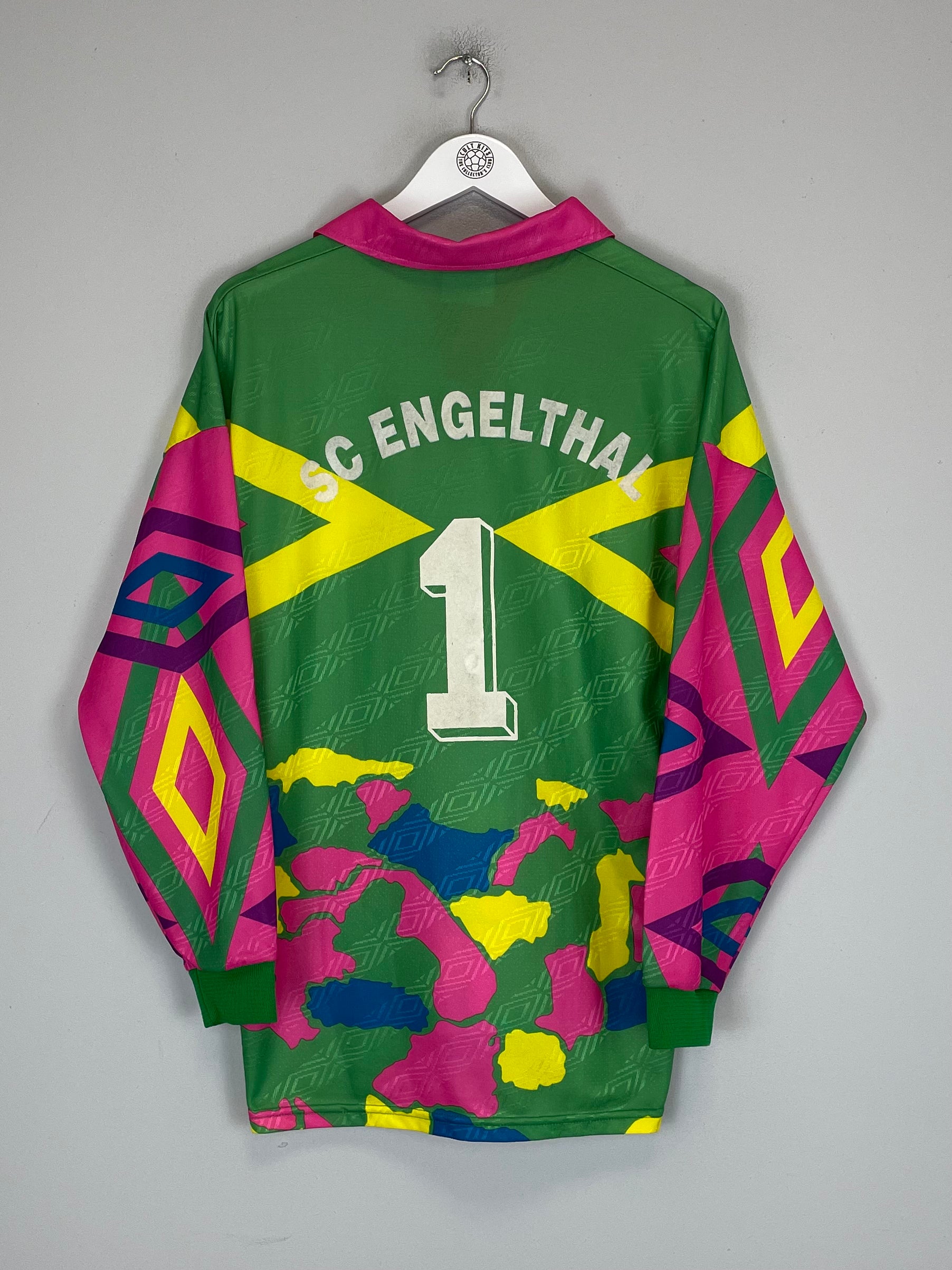 Shop 1994/95 SC ENGALTHAL TEMPLATE GK SHIRT #1 (M) UMBRO, classic football shirts, vintage football shirts & retro soccer jerseys at Cult Kits