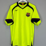 Shop 2005/06 BARCELONA AWAY SHIRT (L) NIKE, classic football shirts, vintage football shirts & retro soccer jerseys at Cult Kits