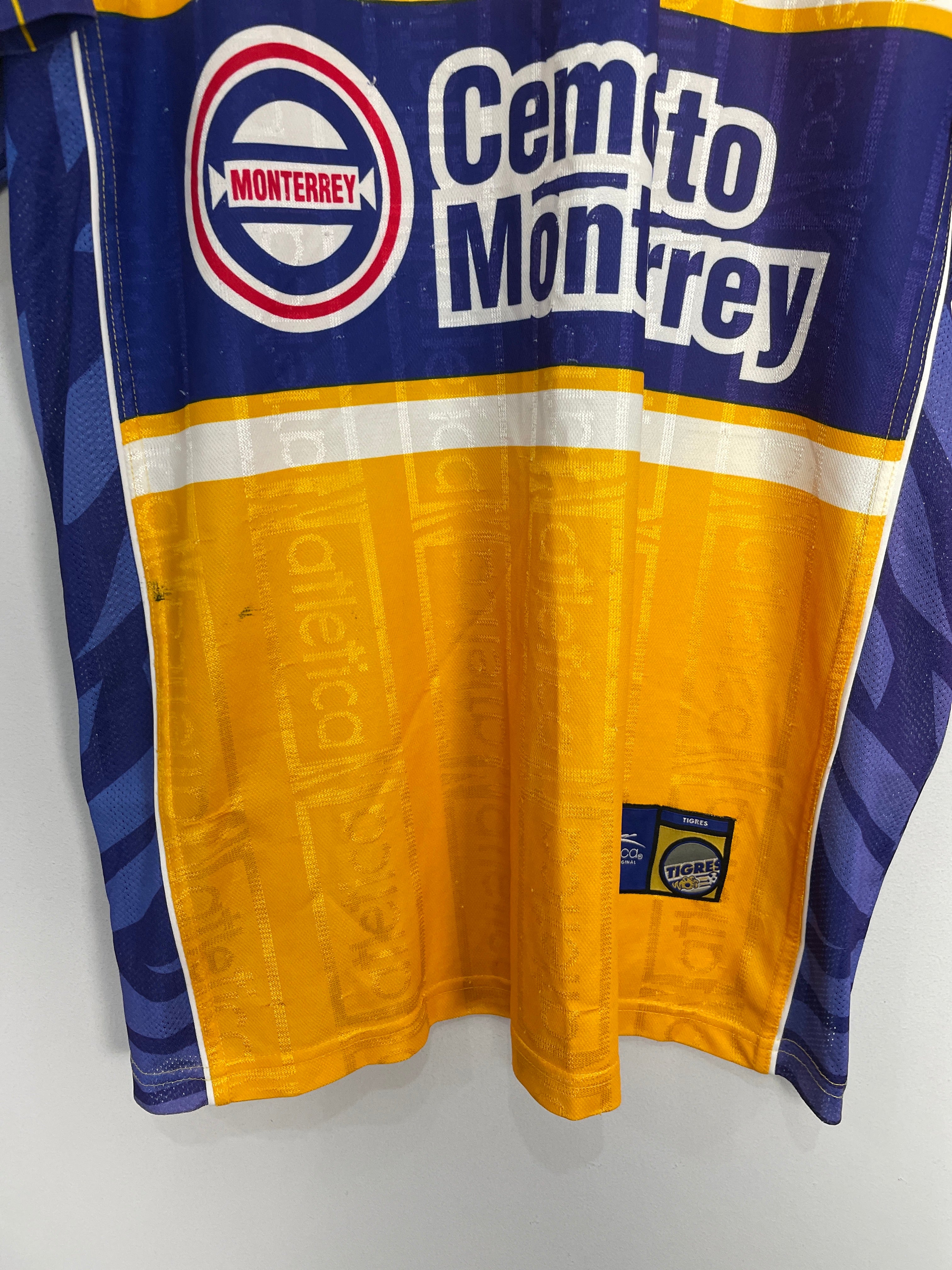 Shop 1999/00 TIGRES HOME SHIRT (L) ATLETICA, classic football shirts, vintage football shirts & retro soccer jerseys at Cult Kits