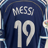 Shop 2006/07 ARGENTINA MESSI #19 AWAY SHIRT (XL) ADIDAS, classic football shirts, vintage football shirts & retro soccer jerseys at Cult Kits
