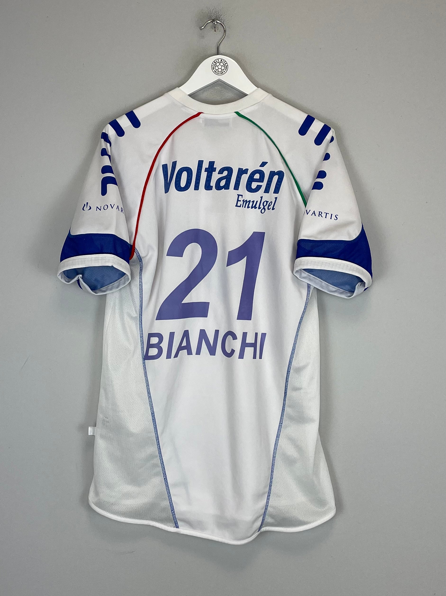 Shop 2004 VELEZ SARSFIELD BIANCHI #21 HOME SHIRT (M) FILA, classic football shirts, vintage football shirts & retro soccer jerseys at Cult Kits