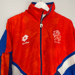 Shop 1992/94 NETHERLANDS TRACK JACKET (XL) LOTTO, classic football shirts, vintage football shirts & retro soccer jerseys at Cult Kits