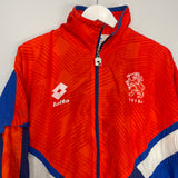 Shop 1992/94 NETHERLANDS TRACK JACKET (XL) LOTTO, classic football shirts, vintage football shirts & retro soccer jerseys at Cult Kits