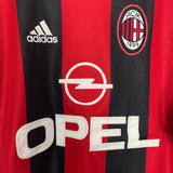 Shop 1998/00 AC MILAN MALDINI #3 HOME SHIRT (M) ADIDAS, classic football shirts, vintage football shirts & retro soccer jerseys at Cult Kits