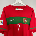 Shop 2010/11 PORTUGAL RONALDO #7 HOME SHIRT (XL) NIKE, classic football shirts, vintage football shirts & retro soccer jerseys at Cult Kits