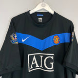 Shop 2009/10 MANCHESTER UNITED ANGUS #28 AWAY SHIRT (XXXL) NIKE, classic football shirts, vintage football shirts & retro soccer jerseys at Cult Kits