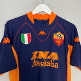 Shop 2001/02 ROMA BATISTUTA #20 THIRD SHIRT (XL) KAPPA, classic football shirts, vintage football shirts & retro soccer jerseys at Cult Kits
