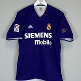 Shop 2001/02 REAL MADRID RONALDO #11 *CENTENARY* THIRD SHIRT (M) ADIDAS, classic football shirts, vintage football shirts & retro soccer jerseys at Cult Kits