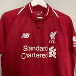 Shop 2018/19 LIVERPOOL M.SALAH #11 HOME SHIRT (L) NEW BALANCE, classic football shirts, vintage football shirts & retro soccer jerseys at Cult Kits