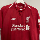 Shop 2018/19 LIVERPOOL M.SALAH #11 HOME SHIRT (L) NEW BALANCE, classic football shirts, vintage football shirts & retro soccer jerseys at Cult Kits