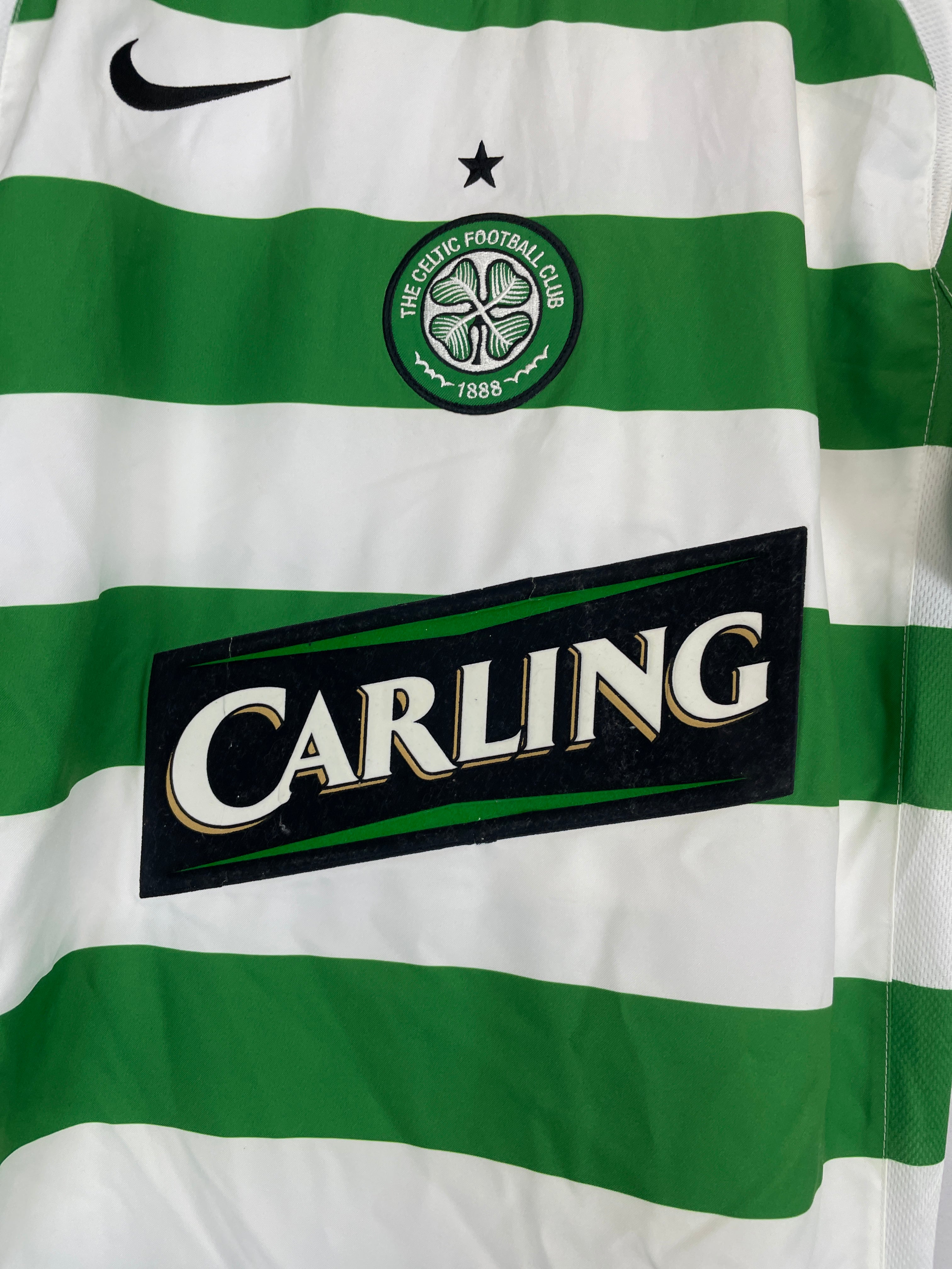 Shop 2005/07 CELTIC HOME SHIRT (S) NIKE, classic football shirts, vintage football shirts & retro soccer jerseys at Cult Kits