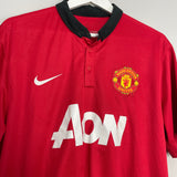 Shop 2013/14 MANCHESTER UNITED V.PERSIE #20 HOME SHIRT (XL) NIKE, classic football shirts, vintage football shirts & retro soccer jerseys at Cult Kits