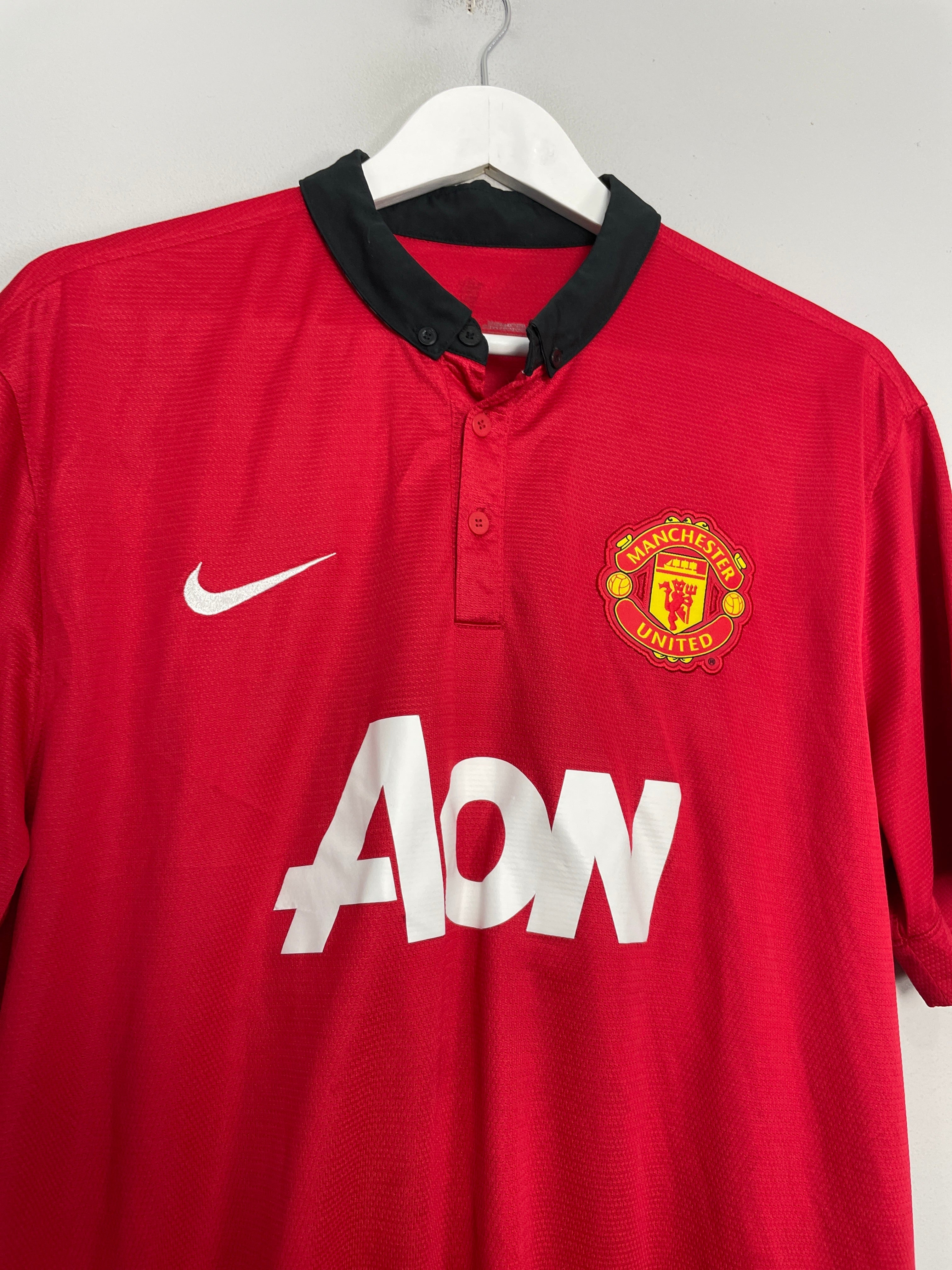 Shop 2013/14 MANCHESTER UNITED V.PERSIE #20 HOME SHIRT (XL) NIKE, classic football shirts, vintage football shirts & retro soccer jerseys at Cult Kits