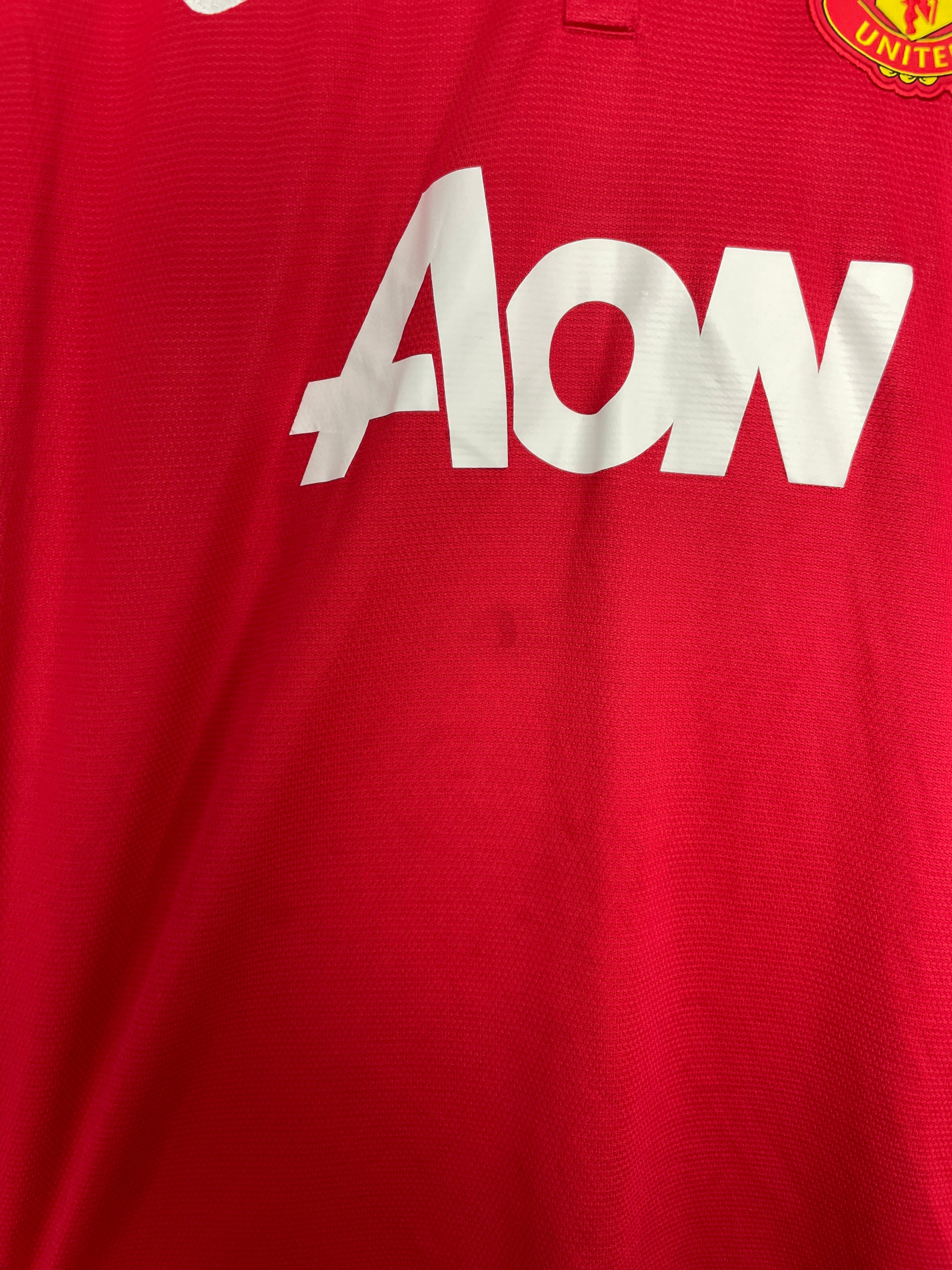 Shop 2013/14 MANCHESTER UNITED V.PERSIE #20 HOME SHIRT (XL) NIKE, classic football shirts, vintage football shirts & retro soccer jerseys at Cult Kits