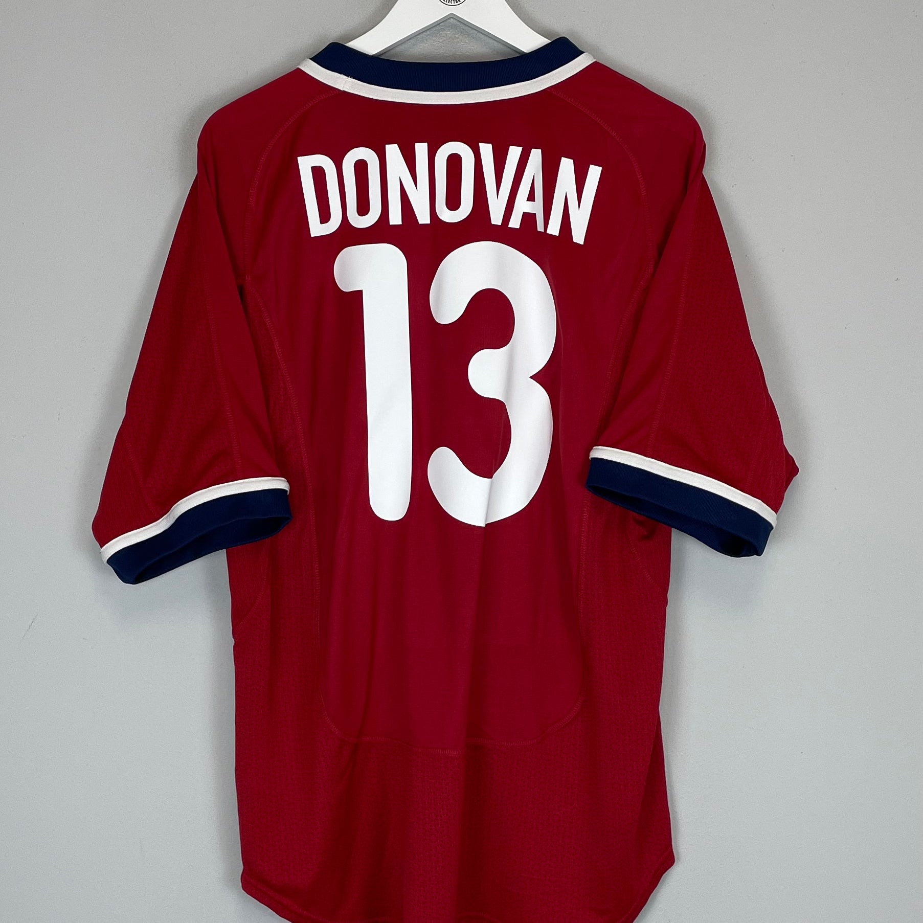 Shop 2000/02 USA DONOVAN #13 AWAY SHIRT (L) NIKE, classic football shirts, vintage football shirts & retro soccer jerseys at Cult Kits