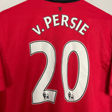 Shop 2013/14 MANCHESTER UNITED V.PERSIE #20 HOME SHIRT (XL) NIKE, classic football shirts, vintage football shirts & retro soccer jerseys at Cult Kits