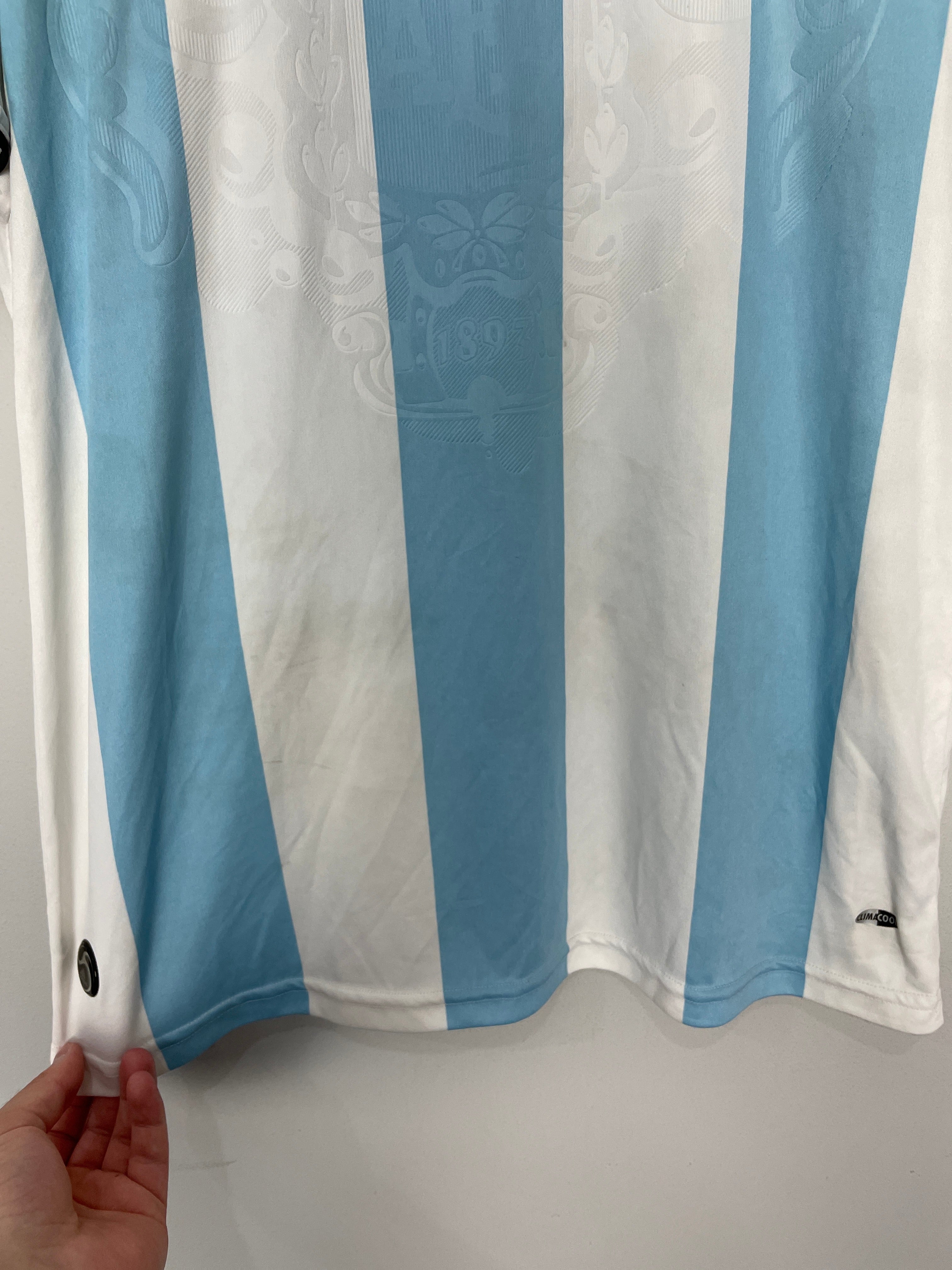 Shop 2007/09 ARGENTINA MESSI #18 HOME SHIRT (M) ADIDAS, classic football shirts, vintage football shirts & retro soccer jerseys at Cult Kits