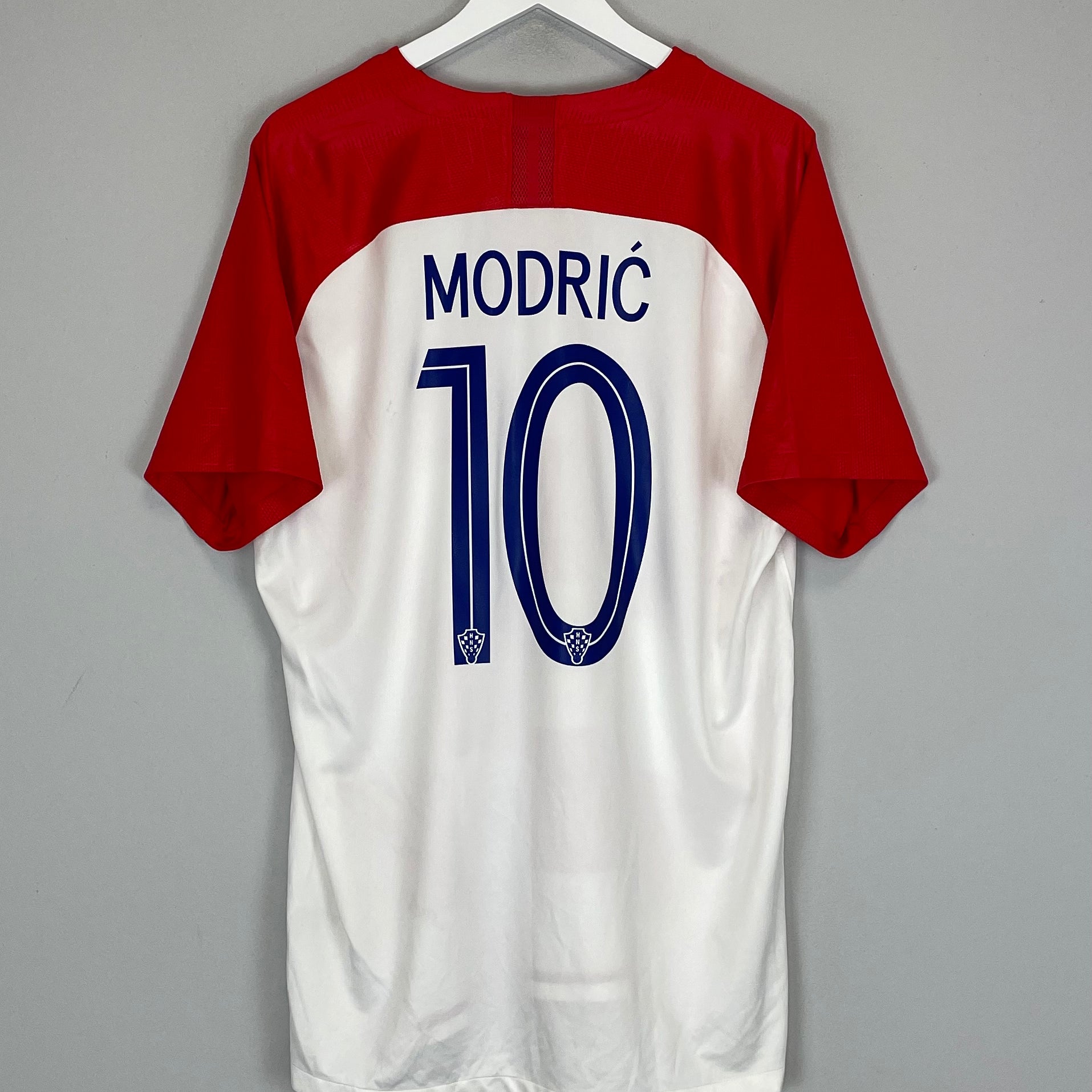 Shop 2018/19 CROATIA MODRIC #10 HOME SHIRT (XL) NIKE, classic football shirts, vintage football shirts & retro soccer jerseys at Cult Kits