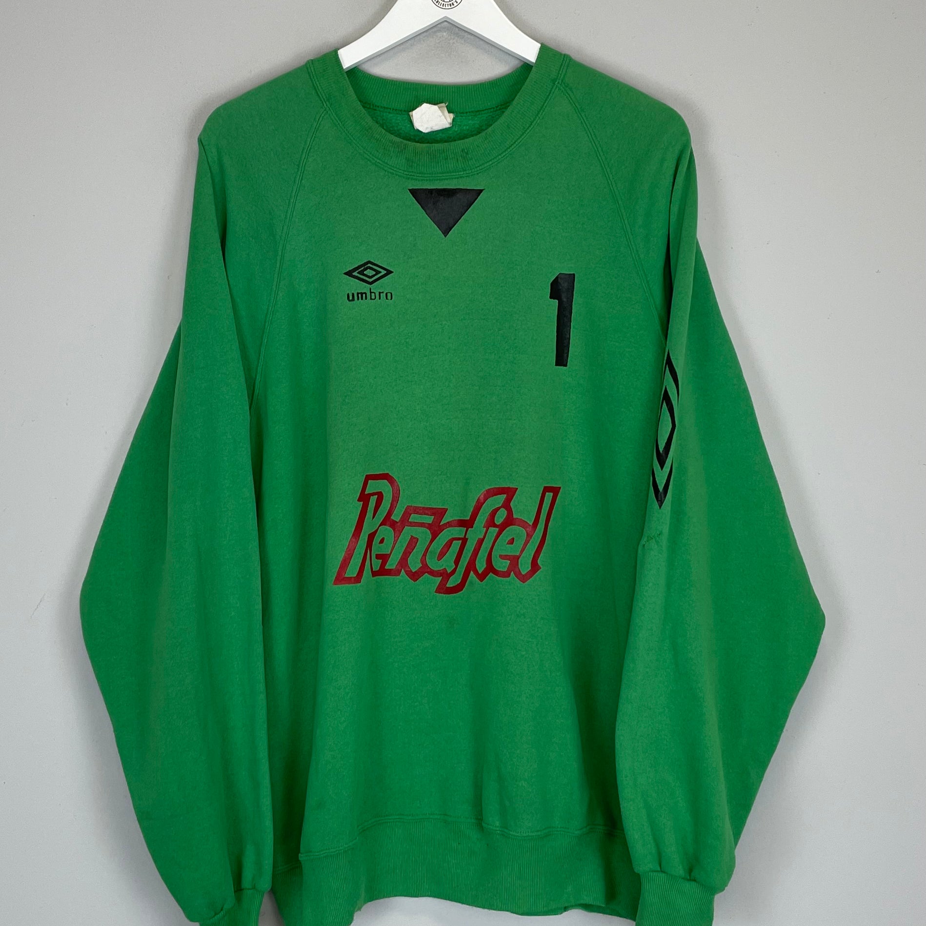 Shop 1990s MEXICO #1 TRAINING JUMPER (XL) UMBRO, classic football shirts, vintage football shirts & retro soccer jerseys at Cult Kits