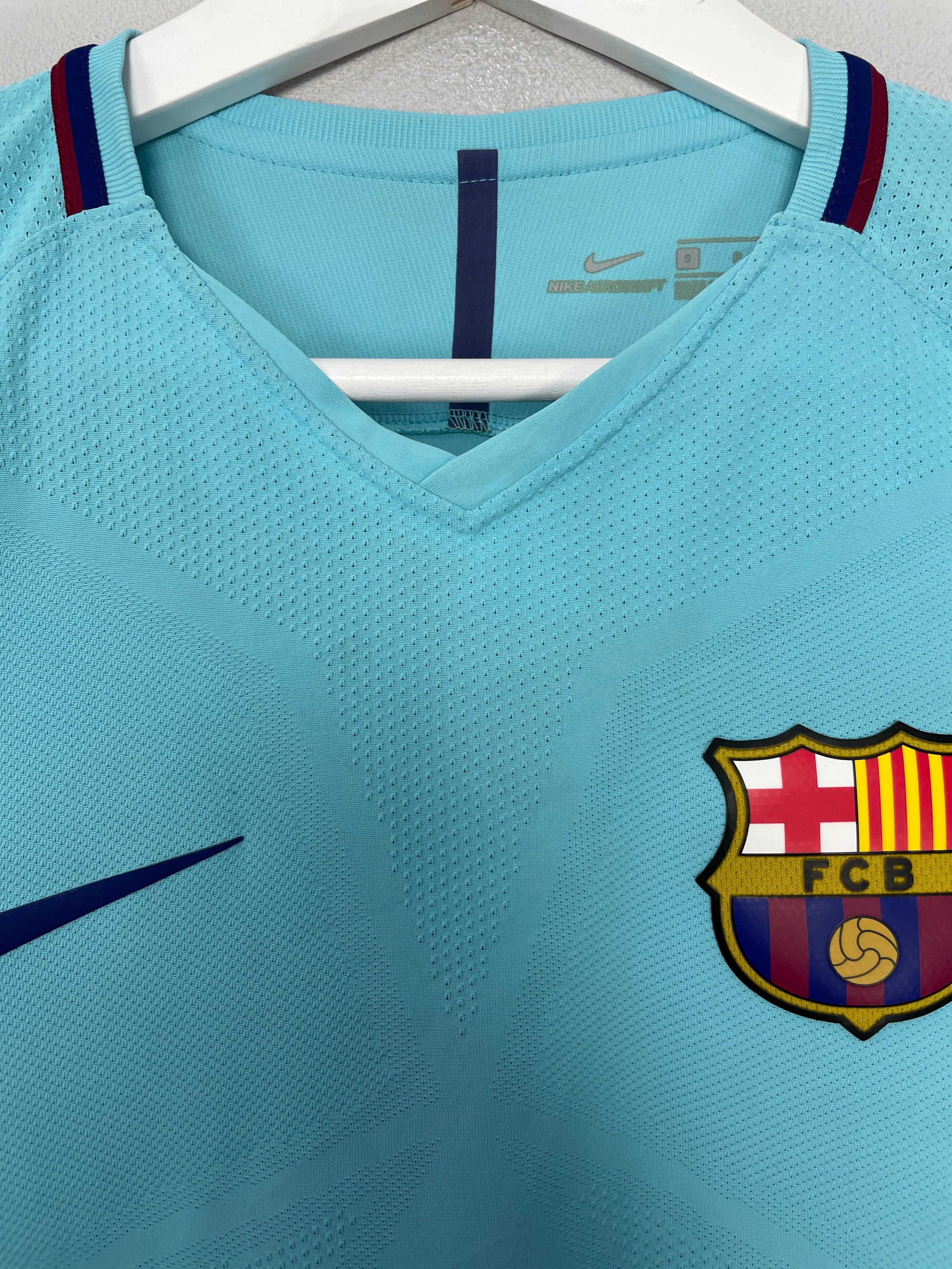 Shop 2017/18 BARCELONA MESSI #10 AUTHENTIC AWAY SHIRT (S) NIKE, classic football shirts, vintage football shirts & retro soccer jerseys at Cult Kits