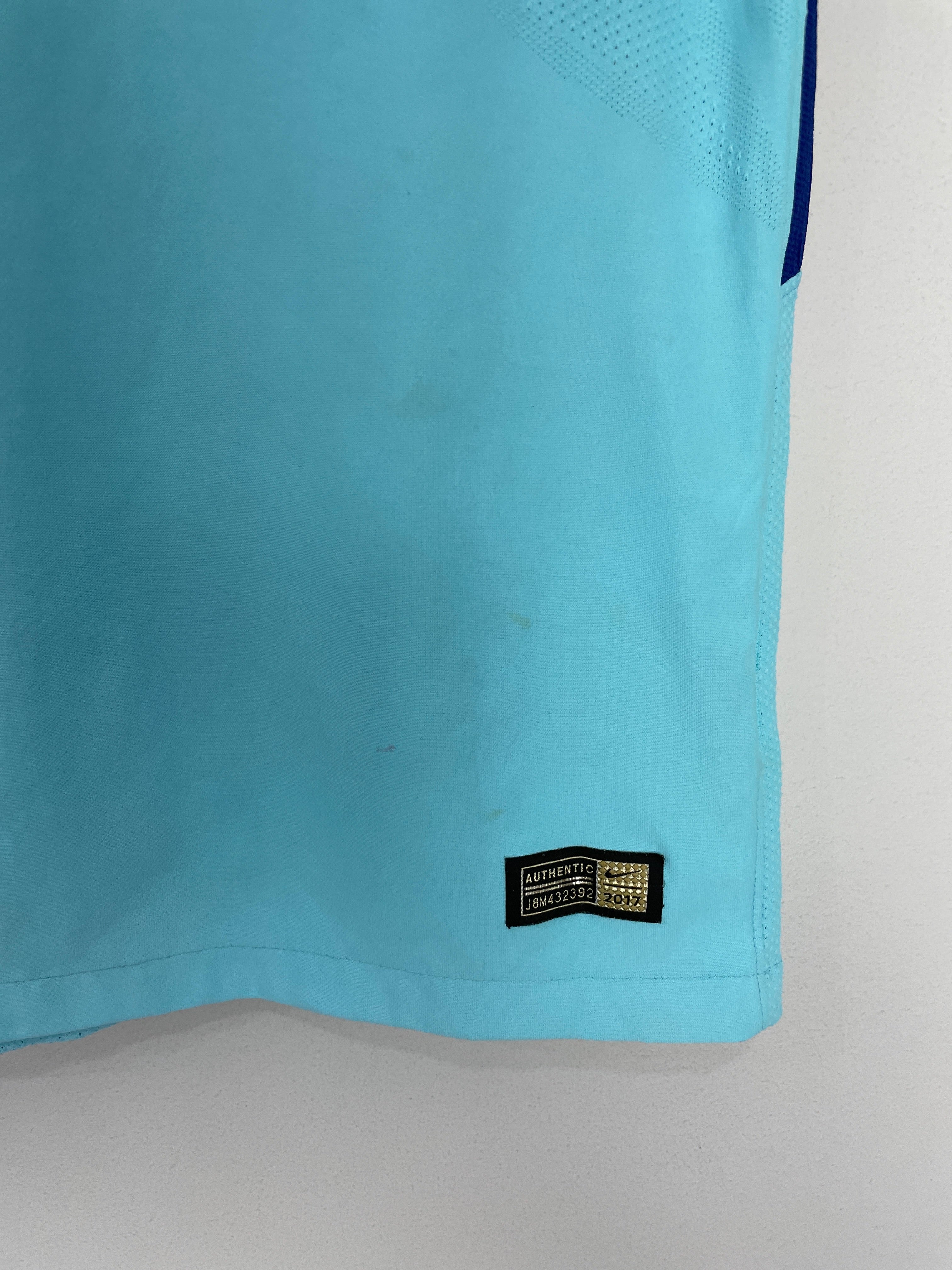 Shop 2017/18 BARCELONA MESSI #10 AUTHENTIC AWAY SHIRT (S) NIKE, classic football shirts, vintage football shirts & retro soccer jerseys at Cult Kits