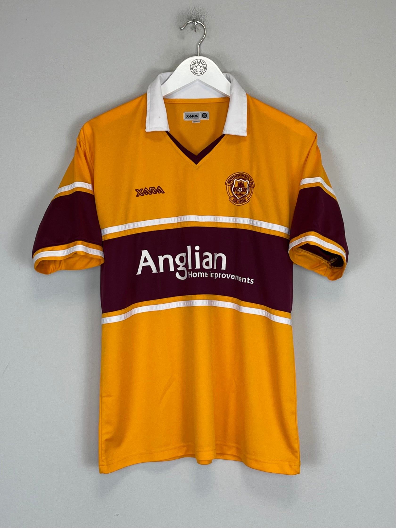 Shop 2006/07 MOTHERWELL HOME SHIRT (L) XARA, classic football shirts, vintage football shirts & retro soccer jerseys at Cult Kits