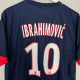 Shop 2013/14 PSG IBRAHIMOVIC #10 HOME SHIRT (L) NIKE, classic football shirts, vintage football shirts & retro soccer jerseys at Cult Kits