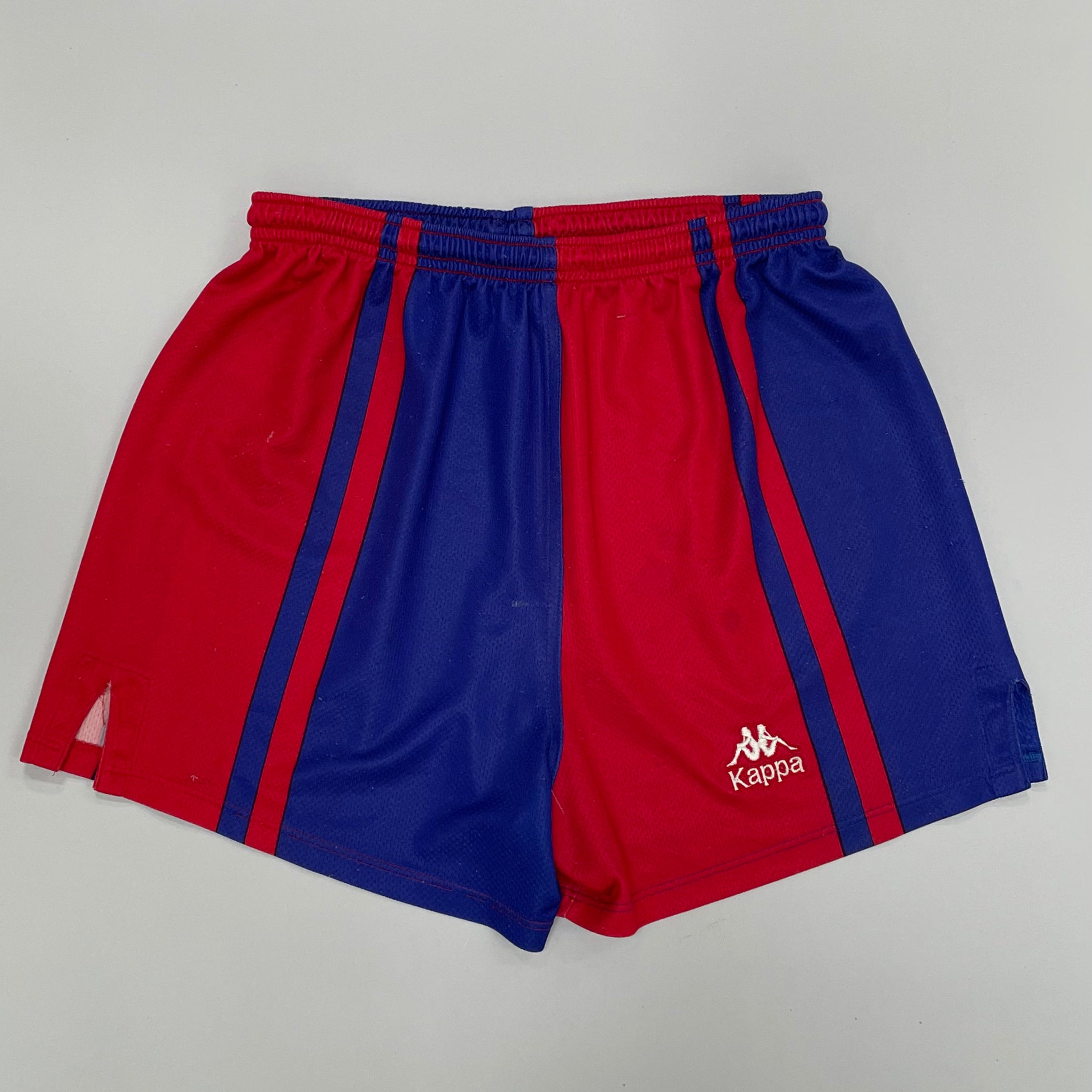 Shop 1997/98 BARCELONA SHORTS (L) KAPPA, classic football shirts, vintage football shirts & retro soccer jerseys at Cult Kits