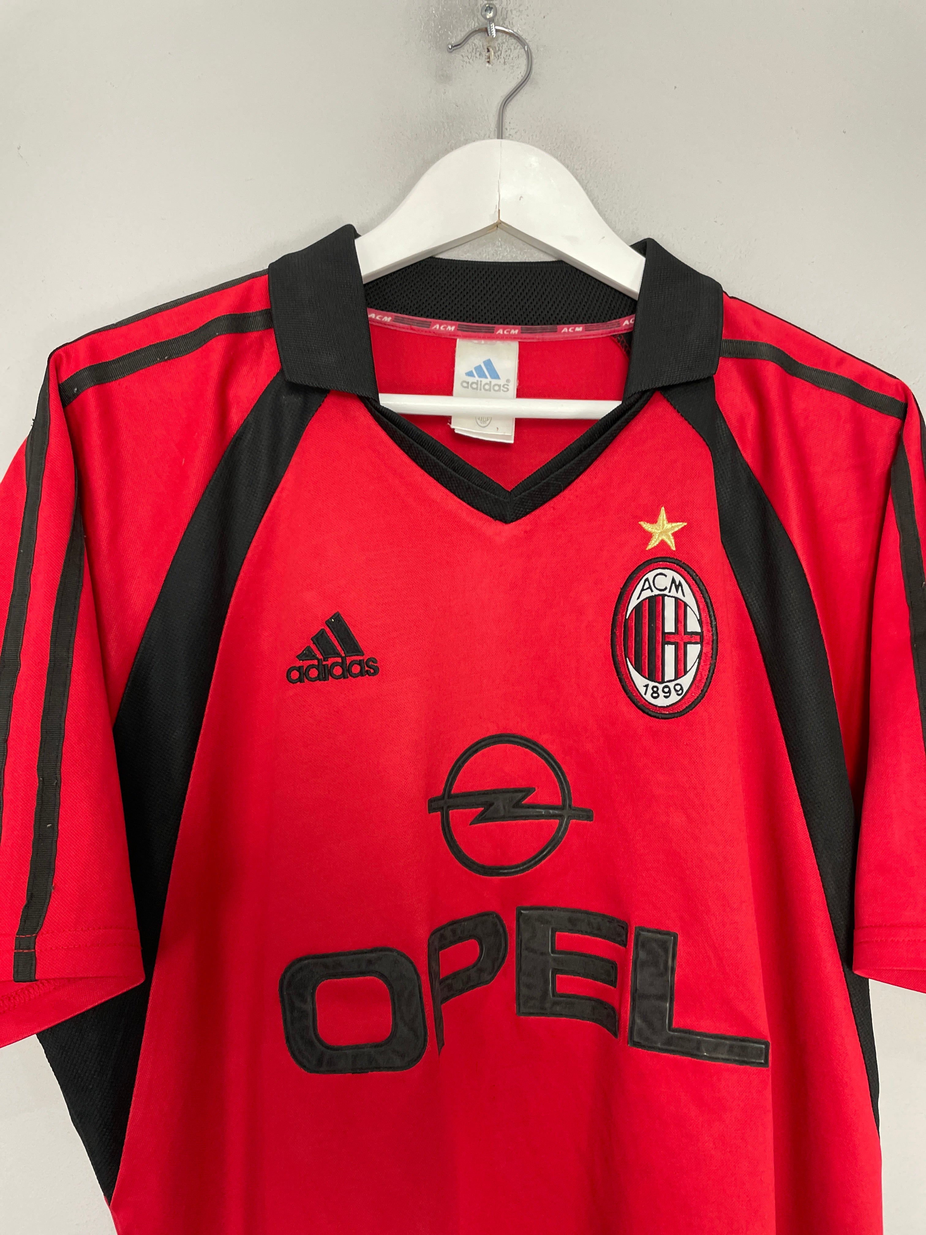 Shop 2001/02 AC MILAN MALDINI #3 THIRD SHIRT (L) ADIDAS, classic football shirts, vintage football shirts & retro soccer jerseys at Cult Kits