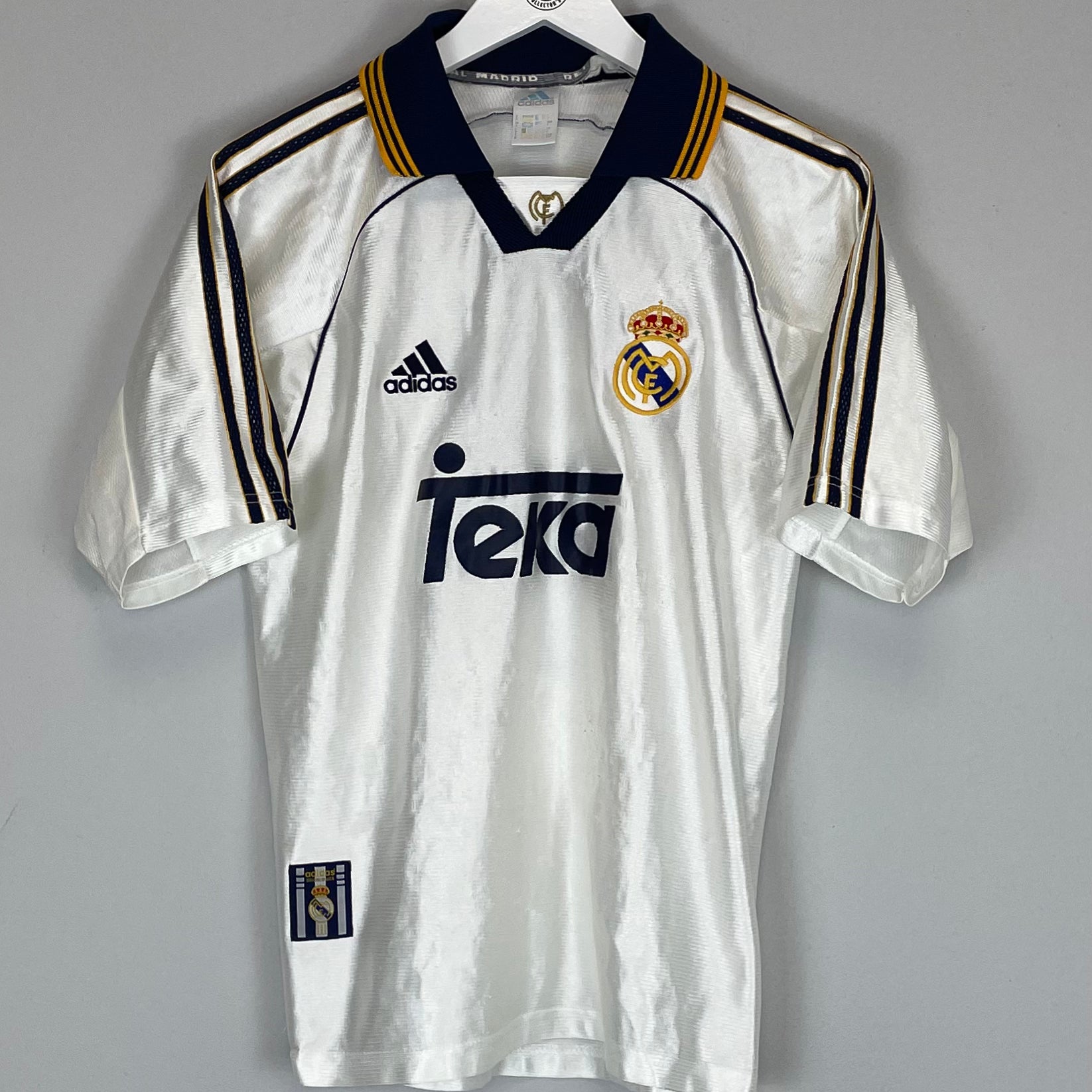Shop 1998/00 REAL MADRID RAUL #7 HOME SHIRT (S) ADIDAS, classic football shirts, vintage football shirts & retro soccer jerseys at Cult Kits