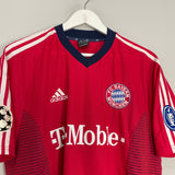 2002/03 BAYERN MUNICH BALLACK #13 C/L HOME SHIRT (M) ADIDAS